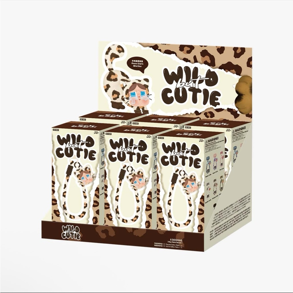 Pop Mart Wild But Cutie Phone Charm Display Box
